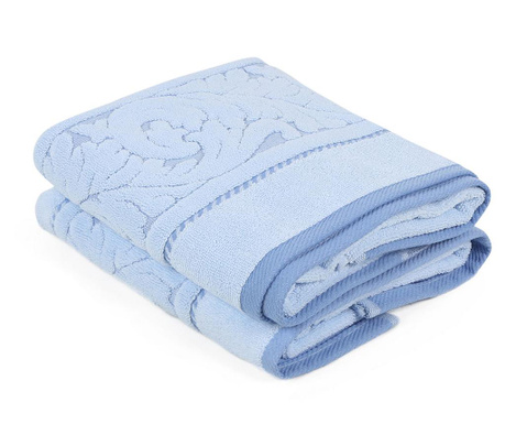Комплект 2 кърпи за баня Sultan  Blue 50x90 см