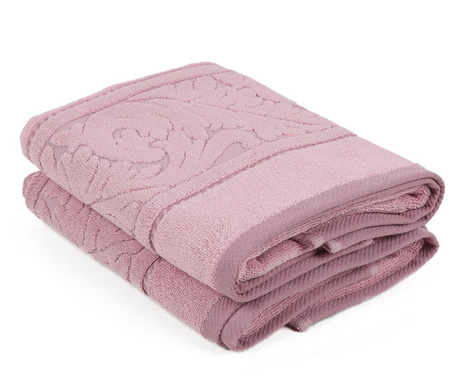 Комплект 2 кърпи за баня Sultan  Rose 50x90 см