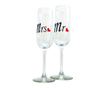 Сервиз 2 чаши за шампанско Mr. and Mrs. 150 мл