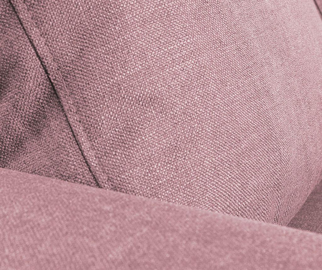 Разтегателен десен ъглов диван Iris Pink