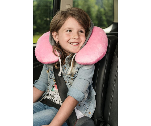 Детска възглавница за пътуване с качулка Ballet Doll 29x30 см