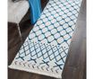 Килим Kamala White Blue Runner 66x229 см
