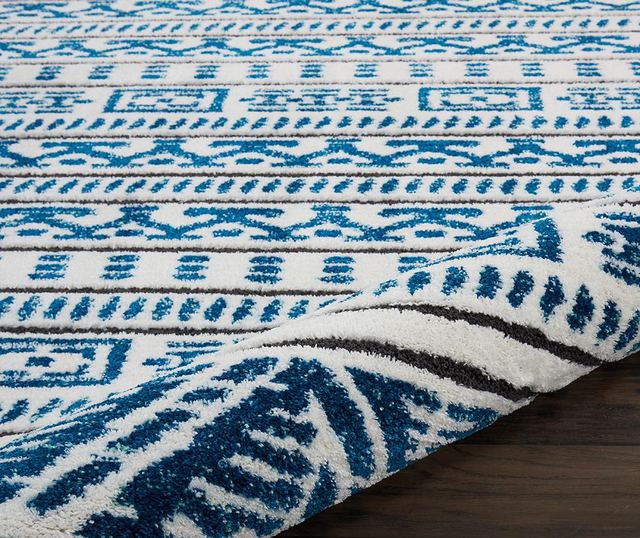 Килим Kamala Ivory Blue 160x221 см