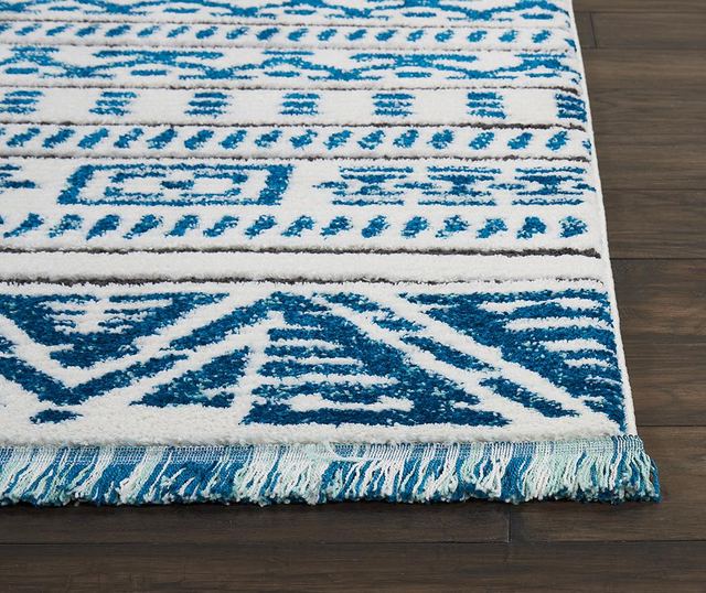 Килим Kamala Ivory Blue 160x221 см