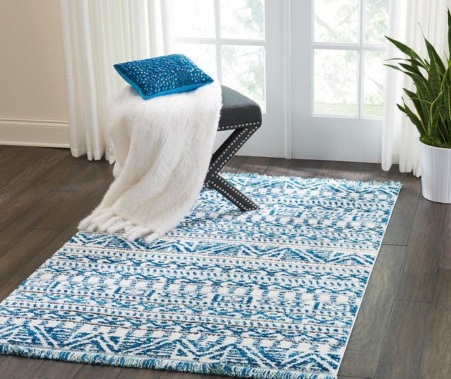 Килим Kamala Ivory Blue 160x221 см