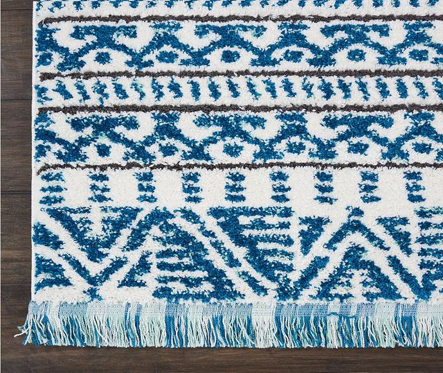 Килим Kamala Ivory Blue 160x221 см