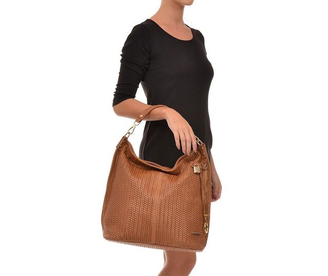 Дамска чанта Myrto Cognac
