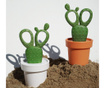Cactus White Green Olló tartóban