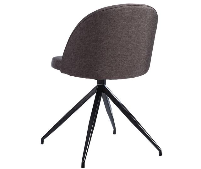 Въртящ стол Abigail Dark Grey