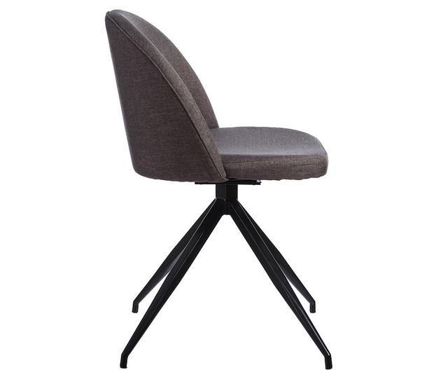 Въртящ стол Abigail Dark Grey