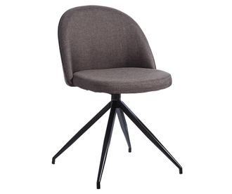 Въртящ стол Abigail Dark Grey