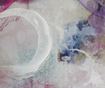 Комплект 4 картини Abstract Pink White 30x30 см