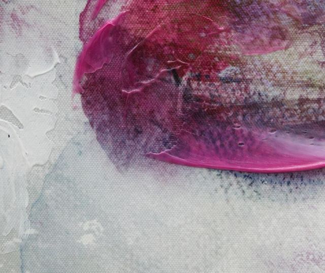 Комплект 4 картини Abstract Pink White 30x30 см