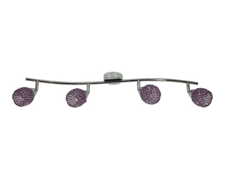 Lustra Candellux Lighting, Grape Four, sticla, 19x84x8 cm