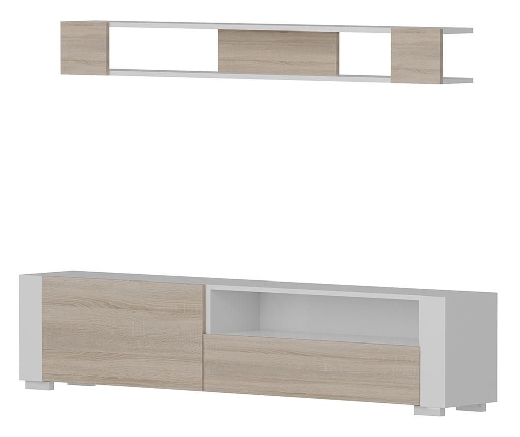 Arya White Cordoba Bookcase Unit