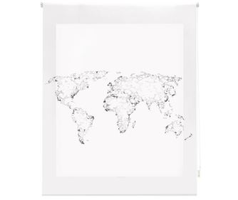 Jaluzea tip rulou World Map