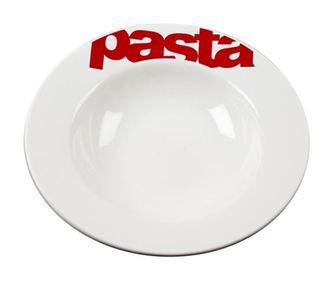 Farfurie pentru paste Red Write