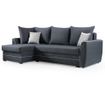 Разтегателен ъглов диван Symi Anthracite Malbo