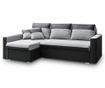 Разтегателен ляв ъглов диван Flavio Eternity Black