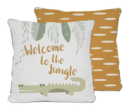 Διακοσμητικό μαξιλάρι Welcome Jungle 45x45 cm