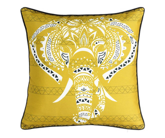 Perna decorativa Elephant Yellow 45x45 cm