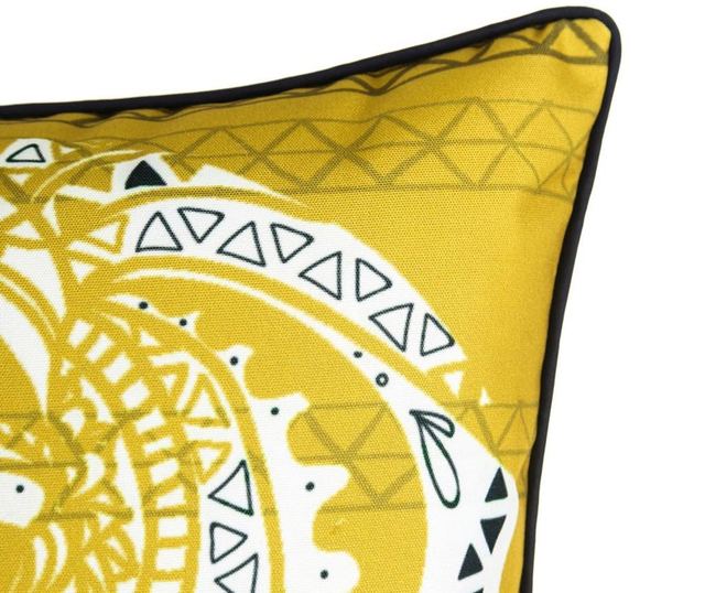 Perna decorativa Elephant Yellow 45x45 cm