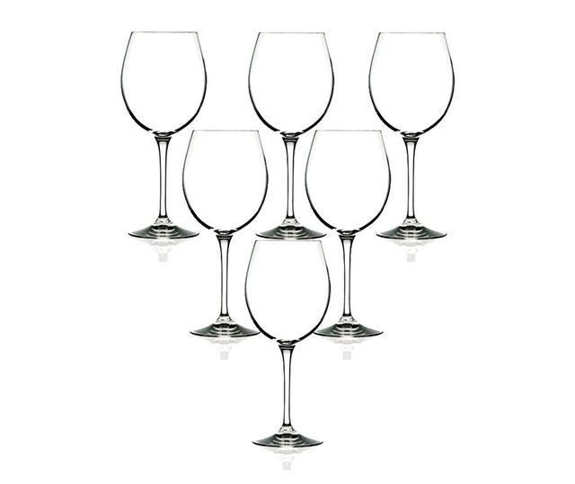Сервиз 6 чаши за червено вино Invino 650 мл