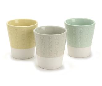 Комплект 3 чаши Pastel 250 мл