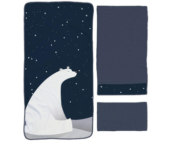 Комплект 3 кърпи за баня Night Bear