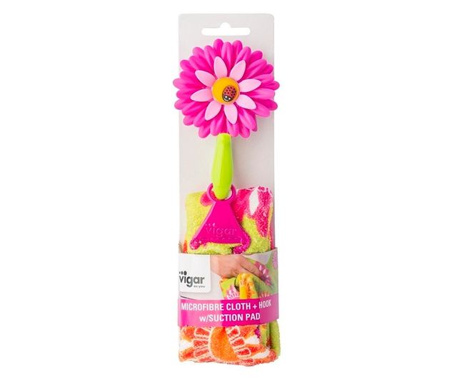 Комплект закачалка и кухненска кърпа Flower 48x65 см