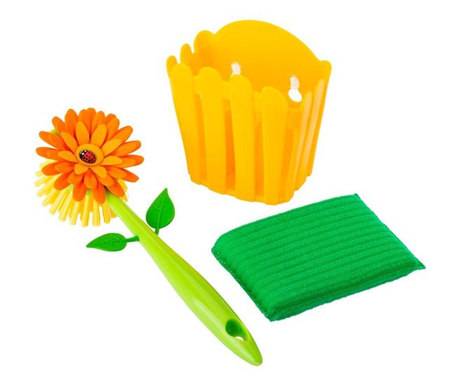 Кухненски комплект 4 части Flower Power Orange