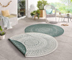 Tepih za vanjski prostor Reversible Twin Mandala Green 140 cm