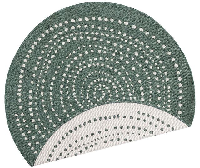 Килим за екстериор Reversible Twin Round Forest Green 140 см