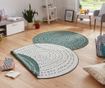 Килим за екстериор Reversible Twin Round Forest Green 140 см