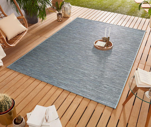 Covor de exterior Lotus Carpet Ocean Blue 120x170 cm