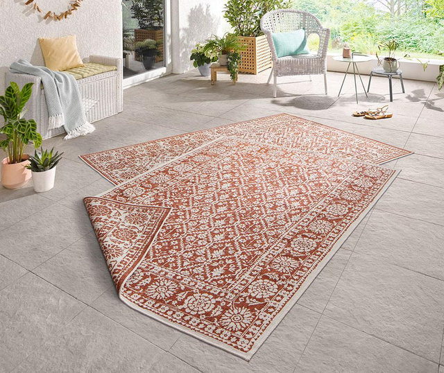 Covor reversibil Hanse Home, Twin Curacao Terra Cream, 120x170 cm