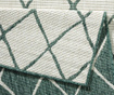 Twin Malaga Green Cream Megfordítható szőnyeg 160x230 cm