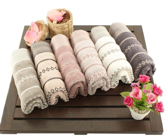 Set 6 kupaonskih ručnika Autumn 30x50 cm