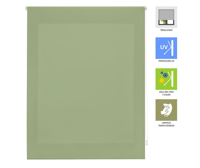 Rolo zastor Ara Green Pastel 120x175 cm