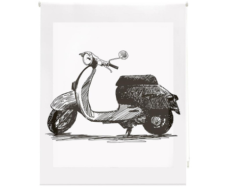 Fotoroleta Sketchy Motorcycle 80x180 cm