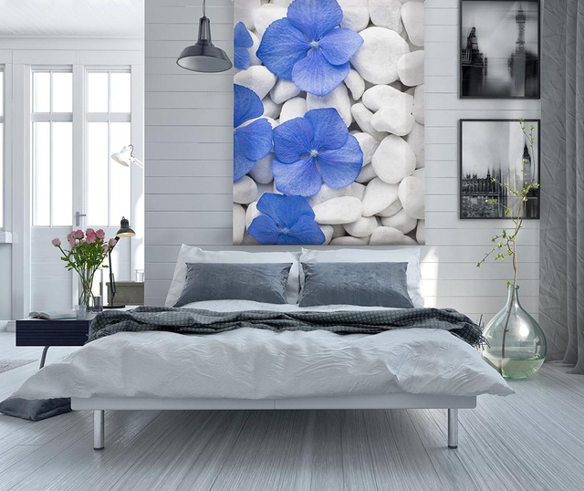 Pebbles and Flowers Roletta 100x250 cm