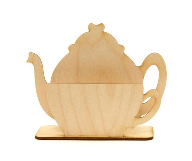 Комплект 2 салфетника DIY Teapot and Teacup