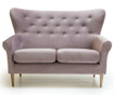 Amelie Powder Pink Kétszemélyes kanapé