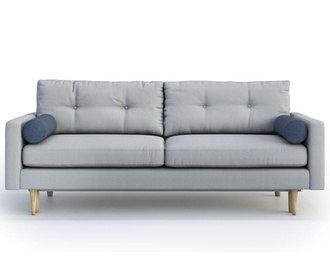 Pure Soro Light Grey Háromszemélyes kihúzható  kanapé