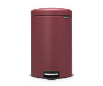 Кош за отпадъци с капак и педал Mineral Windsor Red 20 L