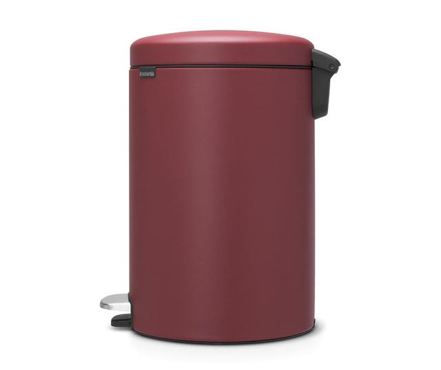Кош за отпадъци с капак и педал Mineral Windsor Red 20 L