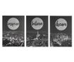 Set 3 slik Inspire Believe Dream 50x70 cm thumbnail 1