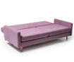 Pure Hamilton Pink Háromszemélyes kihúzható  kanapé