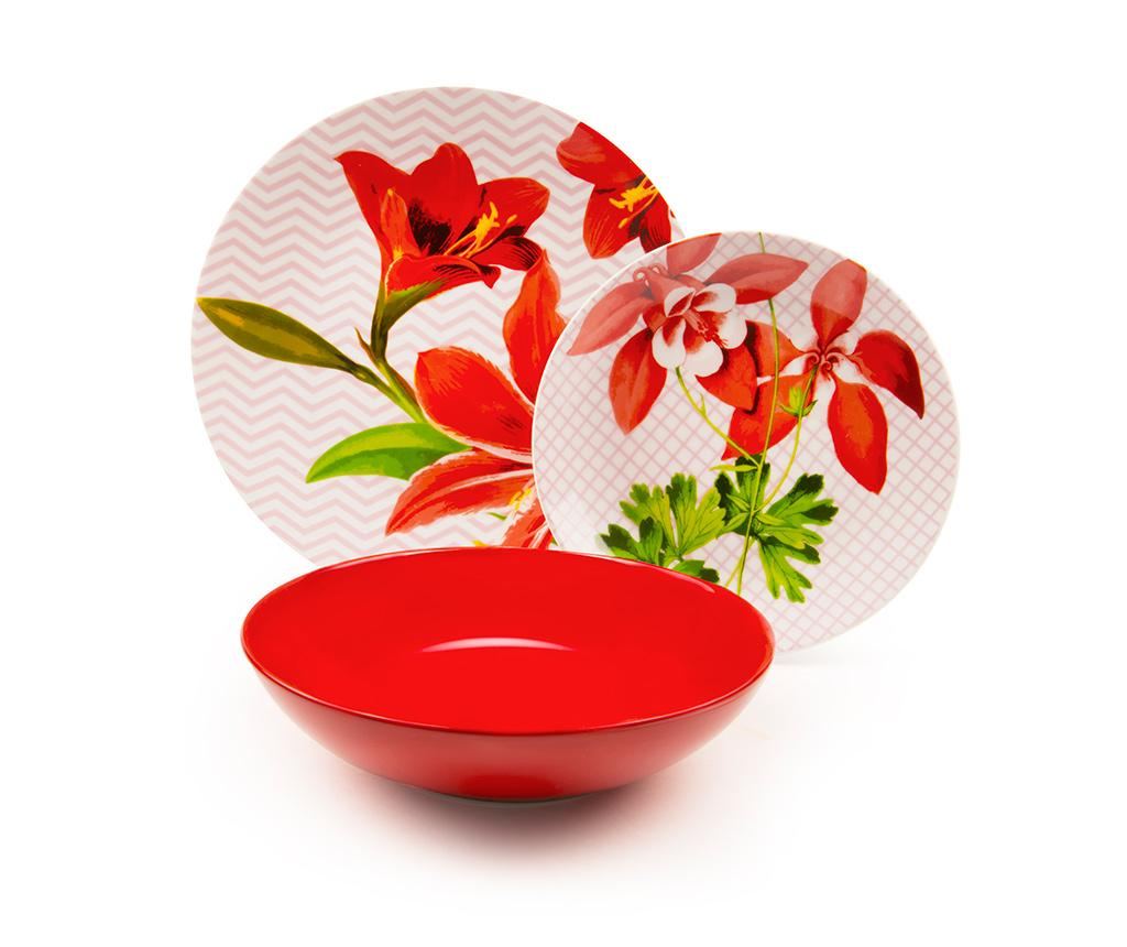 18-delni namizni jedilni servis Floral - 2