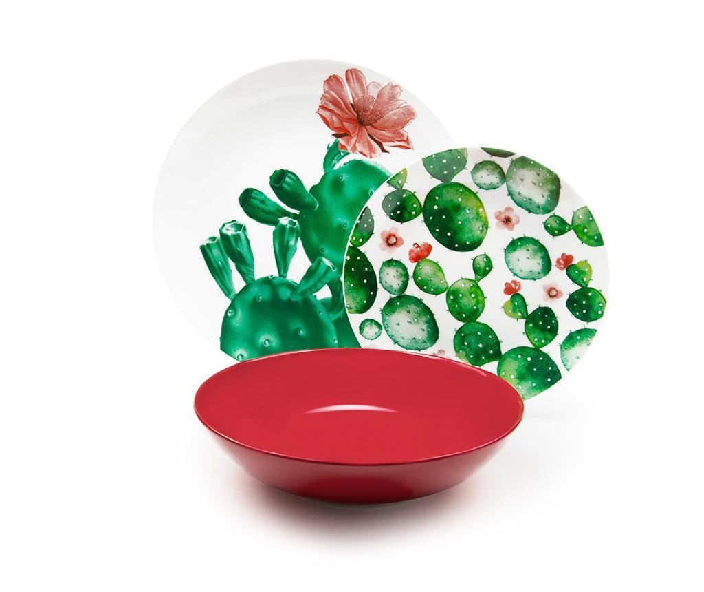18 delni namizni set Color Cactus - 3